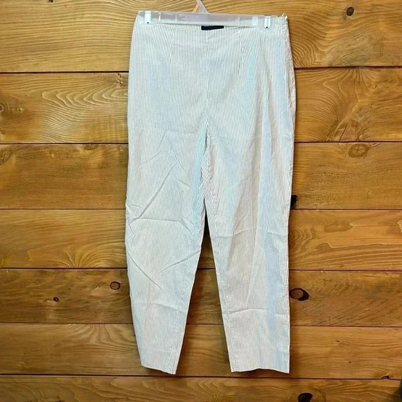 Womens Piazza Sempione Audrey dress pants Cotton Silk Elastic size 42 Made in It - Picture 1 of 10